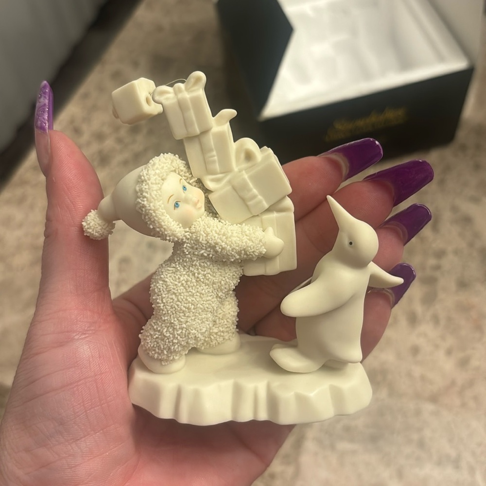 Vintage Snowbabies! “I have lots to give”